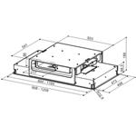 odsavac stropny FABER HIGH-LIGHT WH A 121