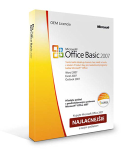 OEM MS Office 2007 Basic, SK (MLK)