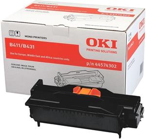 OKI 44574302, valec, čierny pre B411/B431/B432/MB461/MB471/MB491, 25 000 strán