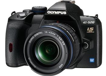 Olympus E-520 Tele Double Zoom Kit (Objektívy EZ-1442 a EZ-7030)