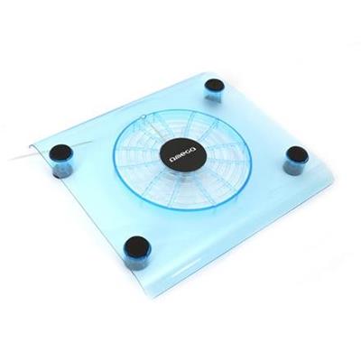 Omega Snowball, chladiaca podložka 15", 14cm ventilátor, 1x USB port, modrý