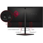 OMEN X 25, 4NK94AA, čierny