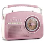 OneConcept NR-12-PI, tranzistorové rádio, ružové
