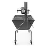 oneConcept Sauenland, gril na prasiatko s elektromotorom, strieborný