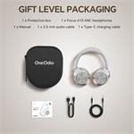 OneOdio Focus A10, biele