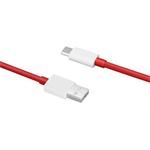 OnePlus SUPERVOOC Charge USB-A/USB-C Datový Kabel 10A 1,5m Red