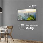 ONKRON Full Motion TV držiak na stenu pre 10" až 32" obrazovky do 25 kg, čierny