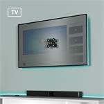 ONKRON Sklopný otočný držiak na TV na stenu pre 10" až 35-palcové obrazovky do 20kg, čierny
