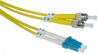 Optický patch kábel, LC-ST 50/125, 2m
