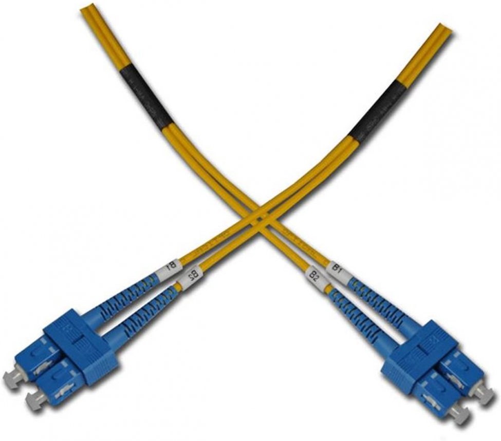 Optický patchkabel duplexníý SC-SC patch cord 09/125 G657A SM, 2m