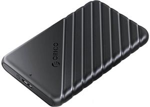 Orico externý box pre 2,5'' SATA HDD/SSD, 5Gbps s USB 3.0 - USB micro-B, čierny