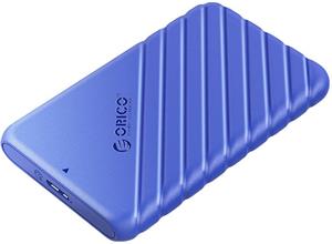 Orico externý box pre 2,5'' SATA HDD/SSD s USB 3.0, modrý