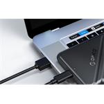 Orico externý box pre 2,5'' SATA HDD/SSD s USB-C 3.1, čierna