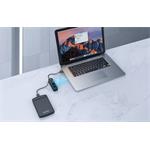 Orico TWU3 USB 3.0, 4-port hub, čierny