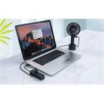Orico TWU3 USB 3.0, 4-port hub, čierny
