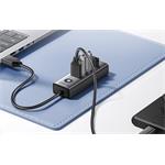 Orico USB 3.0, 4-port hub, sivý, 0,15 m