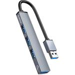 Orico USB 3.0, HUB 4-portový, sivý
