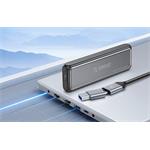 Orico USB-C/A box na disk M.2 NVMe, 10Gbps, sivý