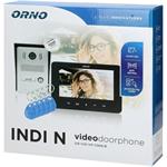 Orno Indi N Rodinný videotelefon, LCD, čierny