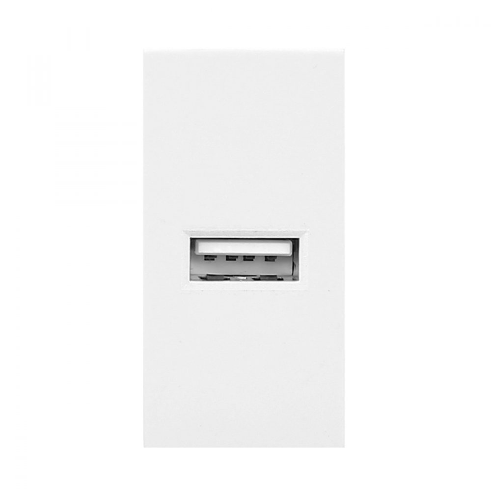 ORNO Modulární nabíjecí USB port, barva bílá