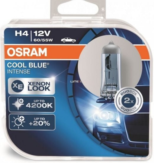 Osram Cool Blue Intense 64193CBI H4 60/55W 2ks/bal.