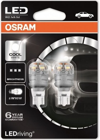 Osram LEDriving Premium 9213CW-02B W2,1x9,5d Cool White W16W (921) 2ks/blister