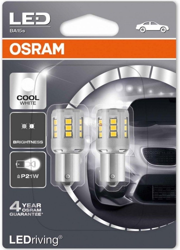 Osram LEDriving Standard 7456CW-02B BA15s Cool White P21W 2ks/blister