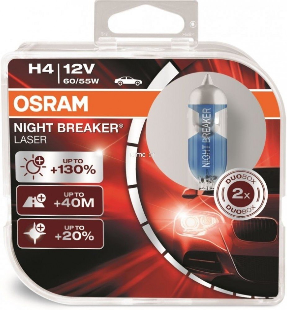 Osram Night Breaker Laser 64193NBL-HCB 60/55W H4 +130% 2ks/bal.