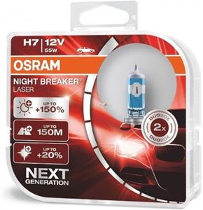 Osram Night Breaker Laser H7 +150% 2ks/bal.