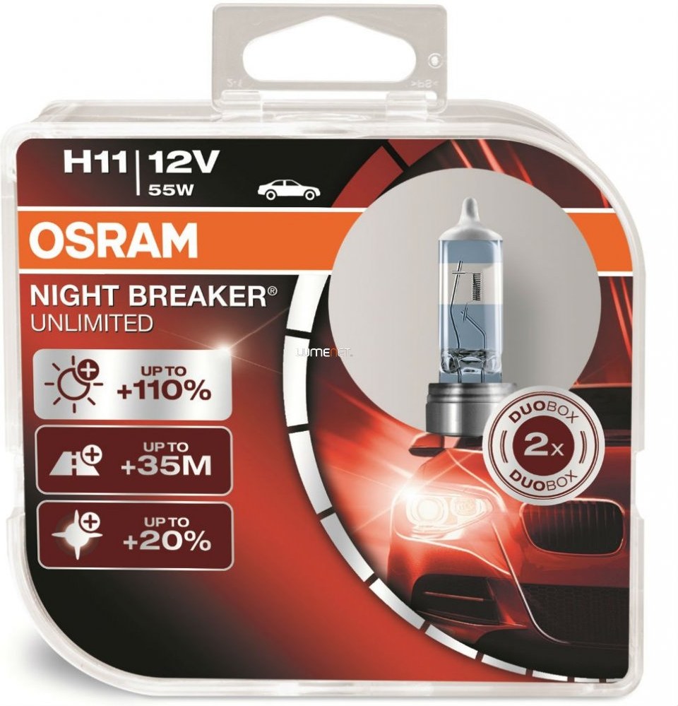 Osram Night Breaker Unlimited 64211NBU H11 +110% 2ks/bal.