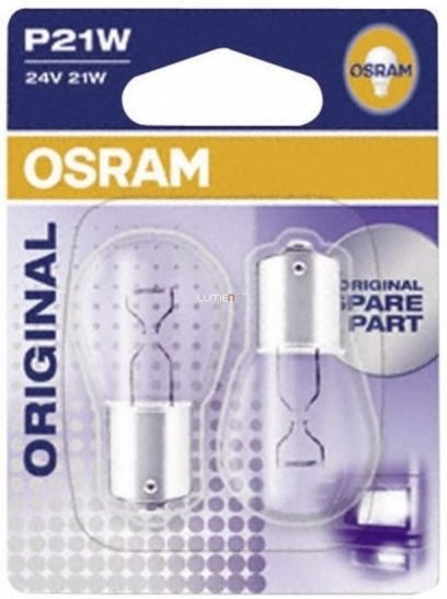 Lampadina Osram P21W 24V - Confezione Da 10 Pezzi - Per Camion E Veicoli Industriali