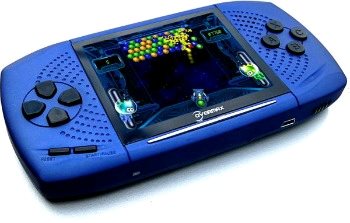 OverMax prenosná herná konzola, 110 hier, 3.5'' LCD, modrá