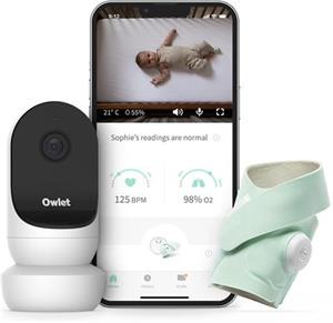 Owlet Smart Sock 3 & Cam 2, detská pestúnka a ponožka