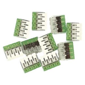 Páčková spojovacia svorka 4× 0,2–4 mm2, 10 ks