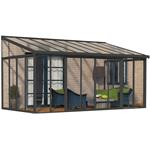 Palram Canopia Torino 3,0 x 5,46 m, zimná záhrada, antracit