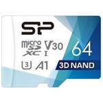 Pamäťová karta MicroSD TF_SDXC UHS-I Superior Pro, 64GB, (SP064GBSTXDU3V20AB)