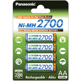 Panasonic 3HGAE/4BE AA 4x 2700