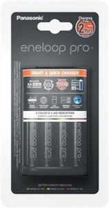 Panasonic BQ-CC55 Smart & Quick Charger + Eneloop Pro R6/AA 2500mAh, 4 ks