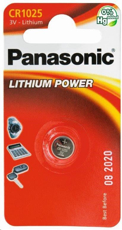 Panasonic CR1025 lithiová batéria, 3V, 1ks