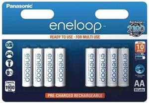 Panasonic Eneloop AA 2000mAh nabíjacie batérie, 8ks