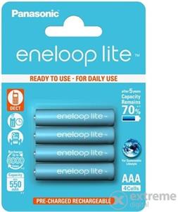 Panasonic Eneloop Lite AAA 550mAh nabíjacie batérie, 4ks
