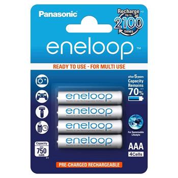 Panasonic Eneloop R03/AAA 750mAh, 4 ks, Blister