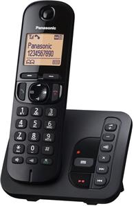 Panasonic KX-TGC220FXB, telefon bezšnúrový DECT, čierny