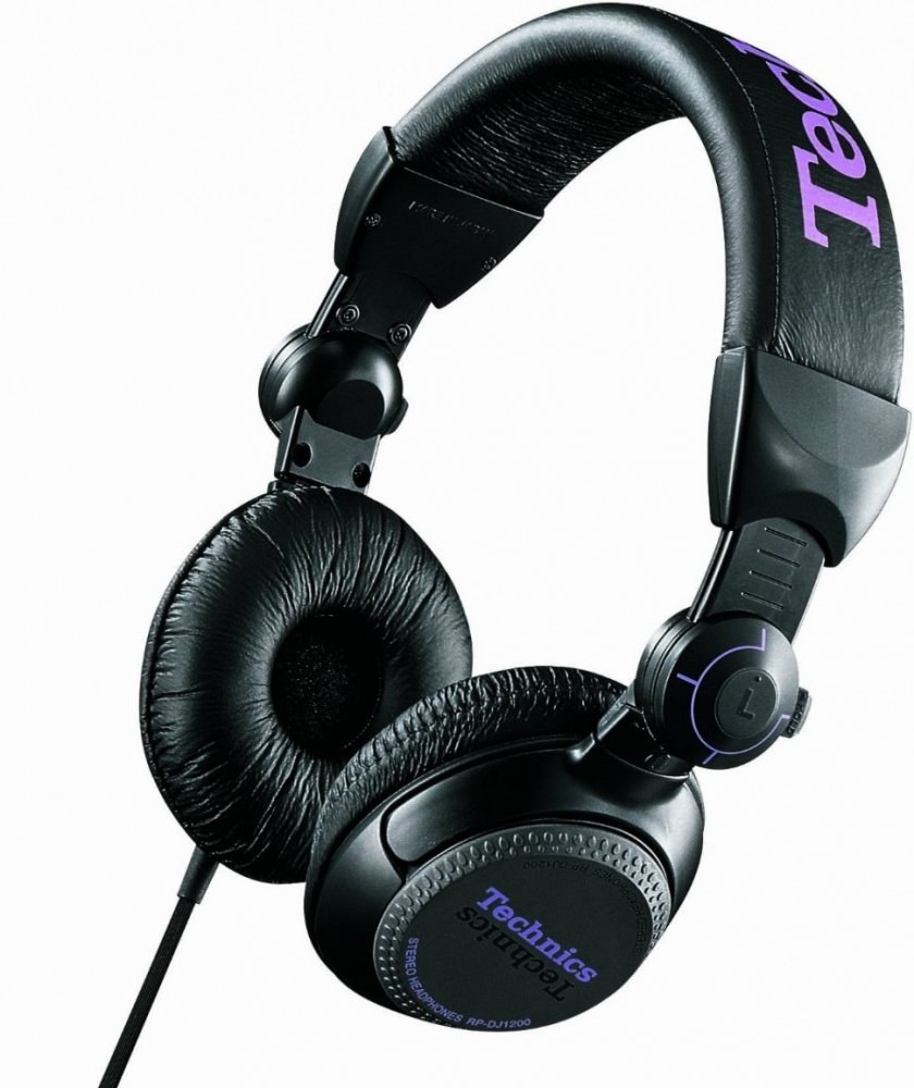 Panasonic Technics RP-DJ1200E, slúchadlá, čierne