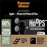 PanzerGlass, Ochranný kryt objektívu Hoops pre iPhone 16/16 Plus, čierna