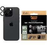 PanzerGlass, Ochranný kryt objektívu Hoops pre iPhone 16 Pro/16 Pro Max, čierna
