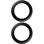 PanzerGlass, Ochranný kryt objektívu Hoops pre iPhone 17/16 Plus/16, čierna