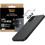 PanzerGlass, Ochranný kryt objektívu Hoops pre iPhone 17/16 Plus/16, čierna