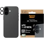 PanzerGlass, Ochranný kryt objektívu Hoops pre iPhone 17/16 Plus/16, čierna