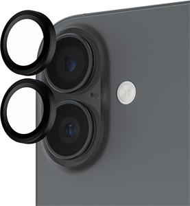 PanzerGlass, Ochranný kryt objektívu Hoops pre iPhone 17/16 Plus/16, čierna